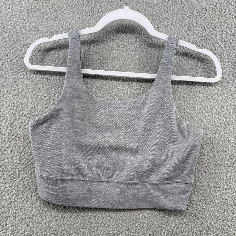 Nike Yoga Dri-Fit Sports Bra Tank Top Gray Medium DR7795-073